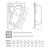 Ванна акриловая Koller Pool Nadine 170х100 L (1213260134)- Фото 4